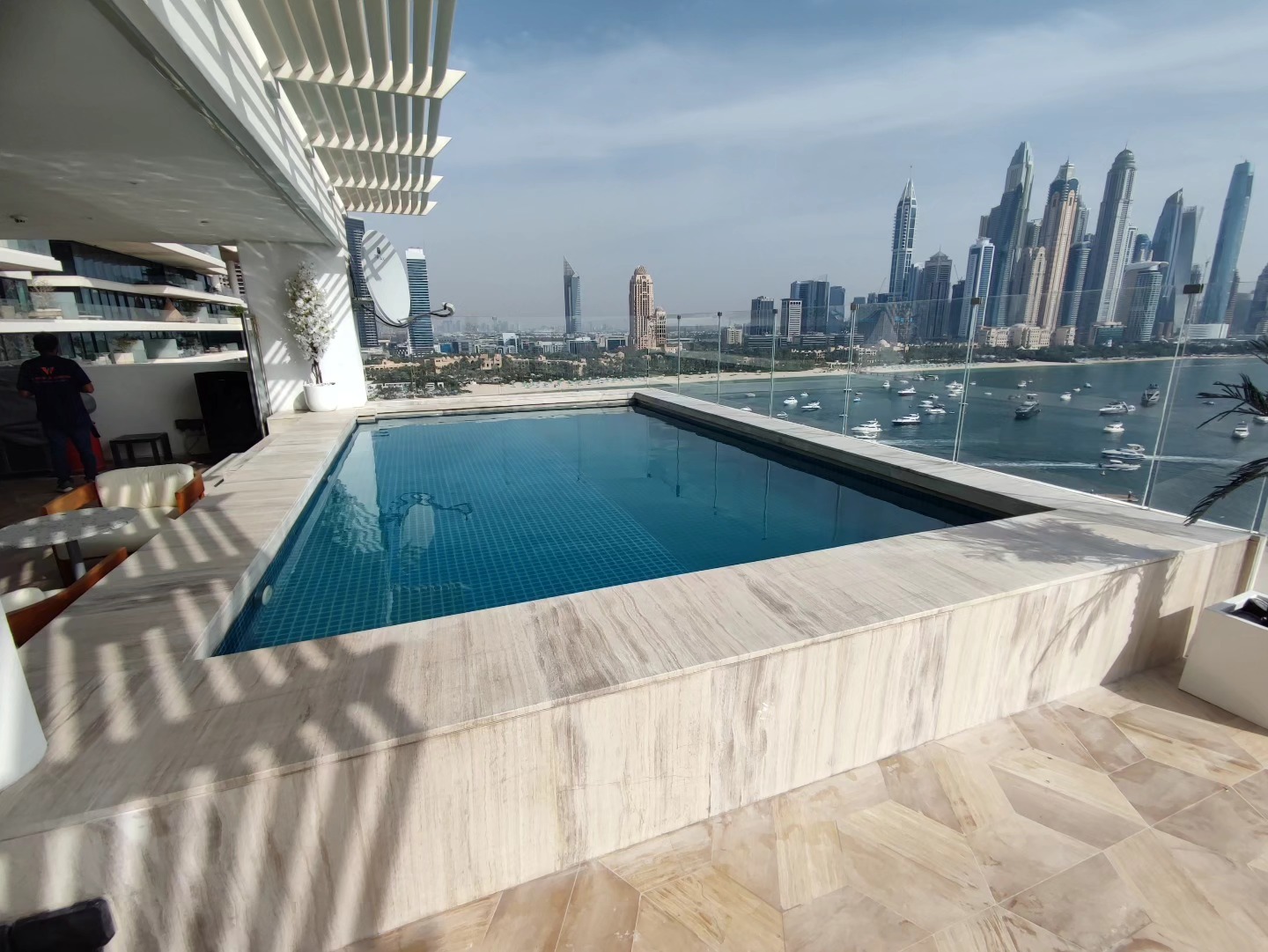 Swimming pool project by Al Waha Pools
