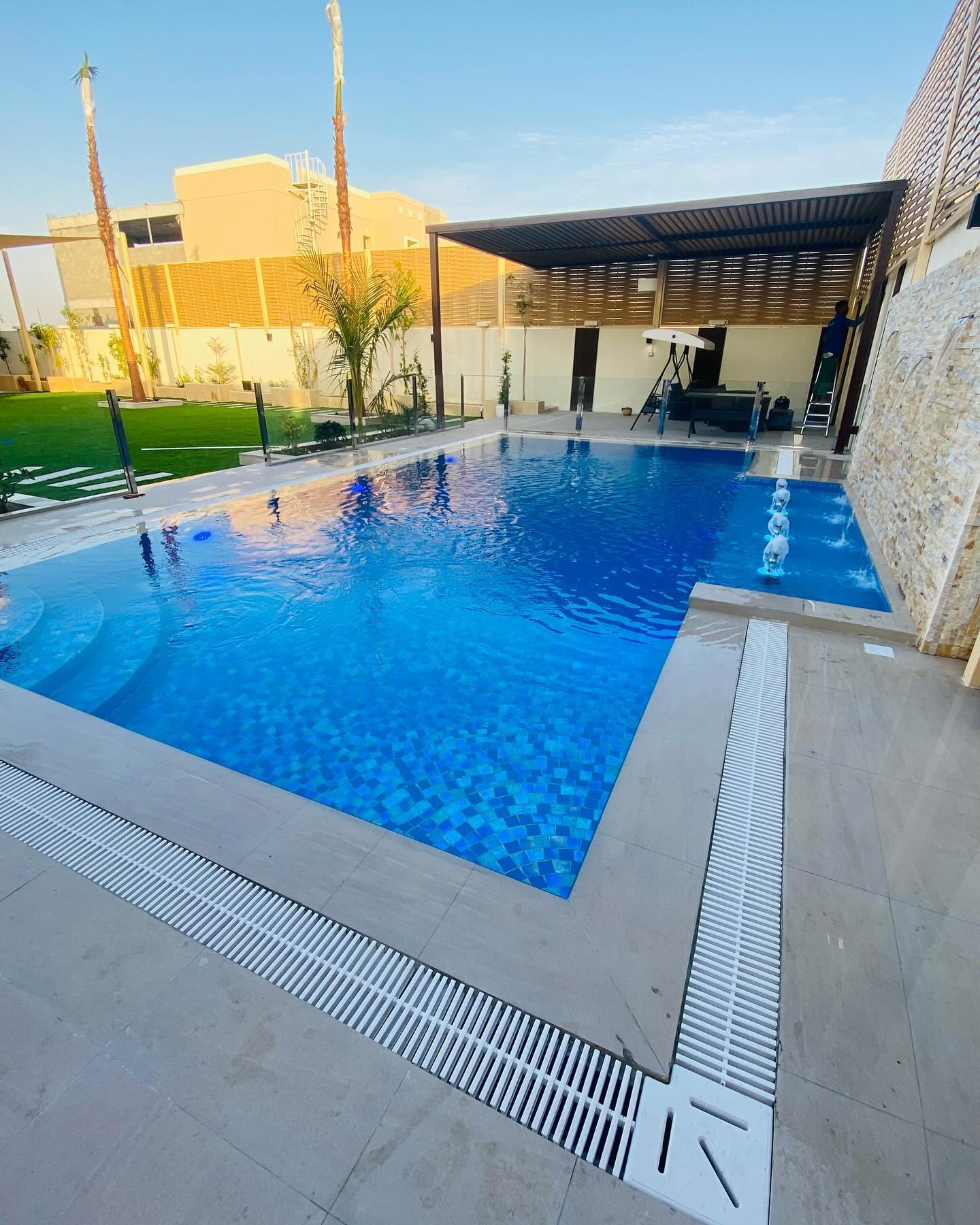 Swimming pool project by Al Waha Pools